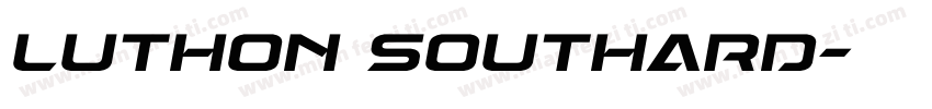 luthon southard字体转换